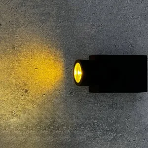 چراغ دکوراتیو یک طرفه لوله ای زمرد نور (رنگ پایه/1*1w) کد 113-1R