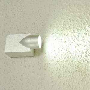 چراغ دکوراتیو یک طرفه موشکی با لنز تخت زمرد نور (رنگ پایه/1*1W) کد 114-1R